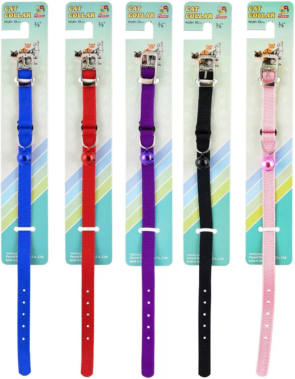 Safe Cat Coastal Pet Sassy Snag-Proof Nylon Cat Safety Collar Blue - Image 5