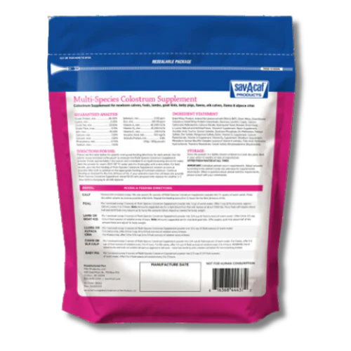 Sav-A-Caf® Multi-Species Colostrum Supplement (16 oz.) - Image 2