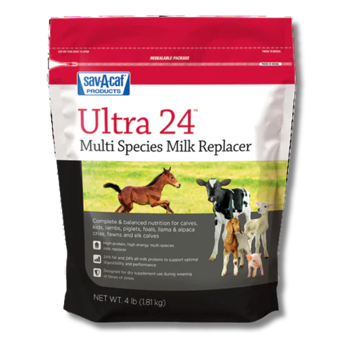Sav-A-Caf® Ultra 24™ Multi-Species Milk Replacer – 4 lb