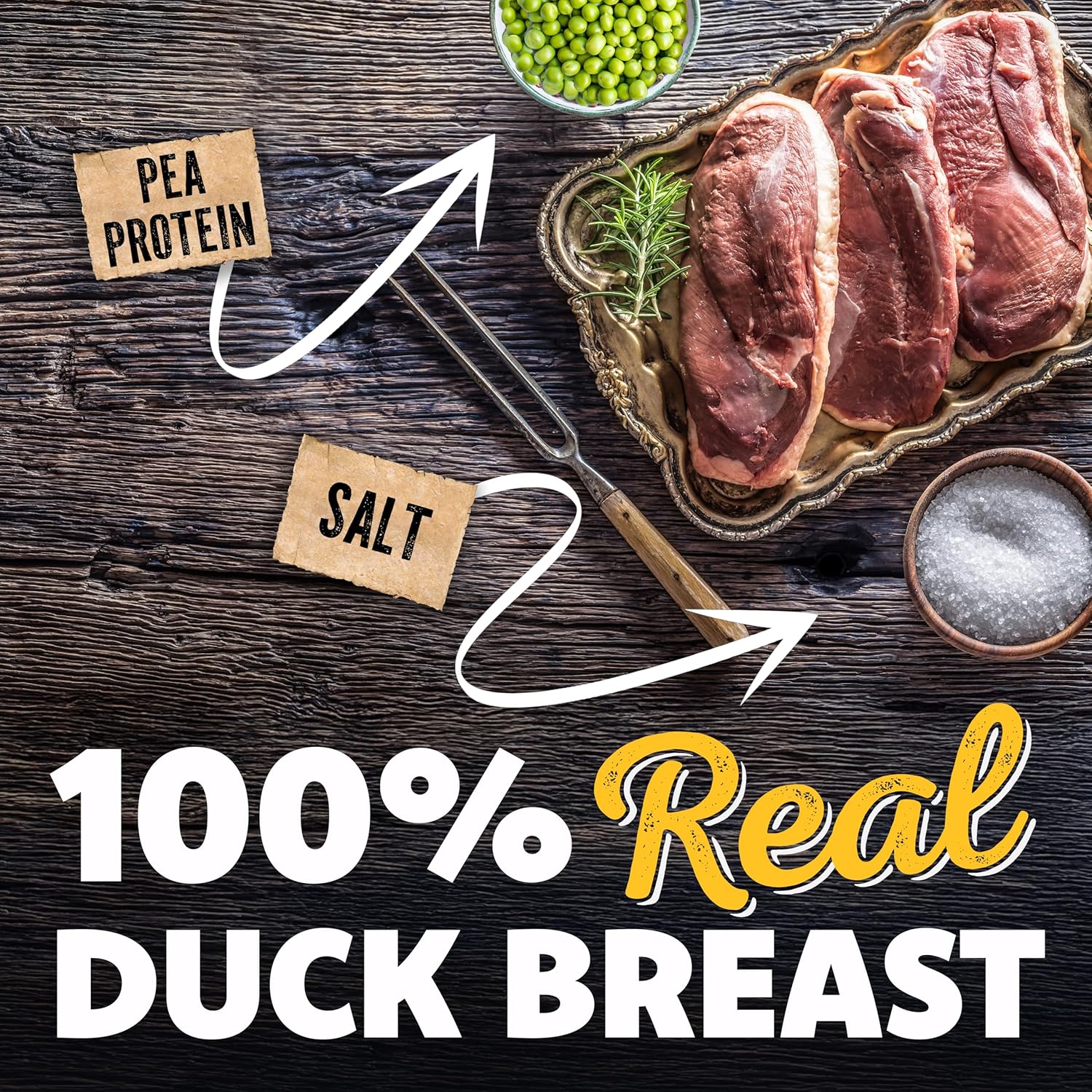 Savory Prime Duck Jerky Dog Treats, Made with 100% Real Duck Breast, Farm Raised, Healthy, Easily Digestible, High Protein, Satisfies Dog's Urge to Chew, 3 Pounds (Pack of 1) - Image 2