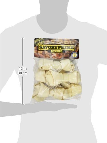 Savory Prime Medium Bone Value-Pack(7 in), White - Image 2