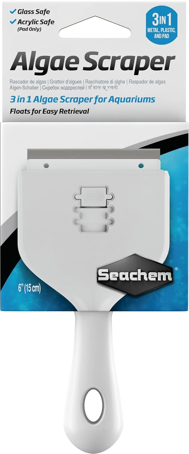 Seachem 3-in-1 Algae Scraper for Glass and Acrylic Aquariums - Image 3