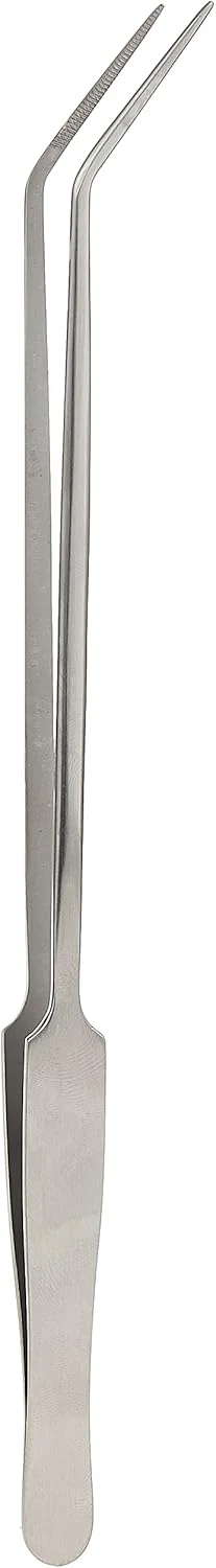 Seachem 67107708: Aquavitro Stainless Steel Tip Forceps, Curved Needle