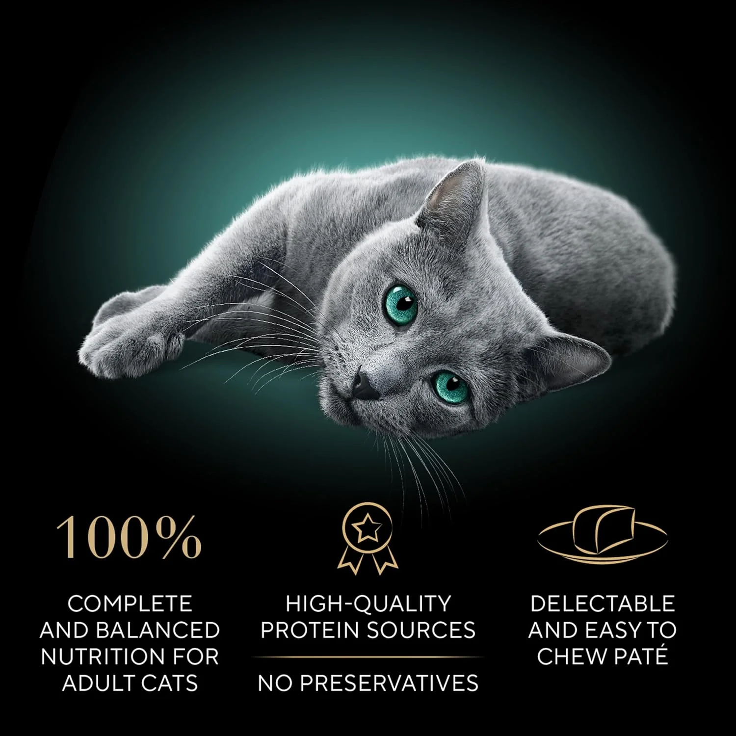 Sheba Perfect Portions Wet Cat Food Pate Savory Chicken Entree, Roasted Turkey Entree, and Tender Beef Entree Variety Pack, 2.6 oz. Twin Pack Trays (24 Count, 48 Servings) - Image 5