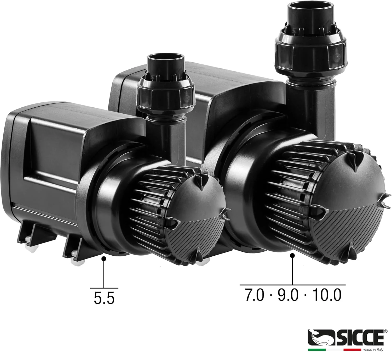 SICCE Syncra ADV 10.0 Water Pump 2700 GPH Italian Made Aquarium DC Return with Controller | Quiet, Submersible or External | Fish Tank, Sump, Pond, Freshwater and Saltwater Marine Use - Image 5