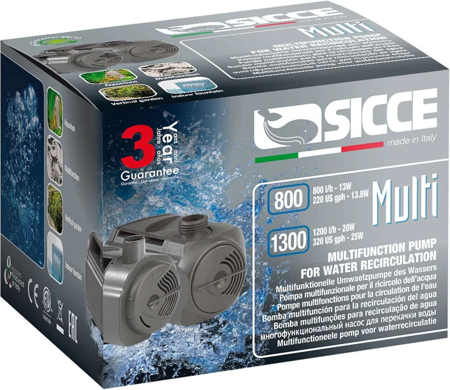 SICCE Syncra HF 16.0 Pump, 4200 GPH – Saltwater & Freshwater Aquariums, High-Performance - Image 2