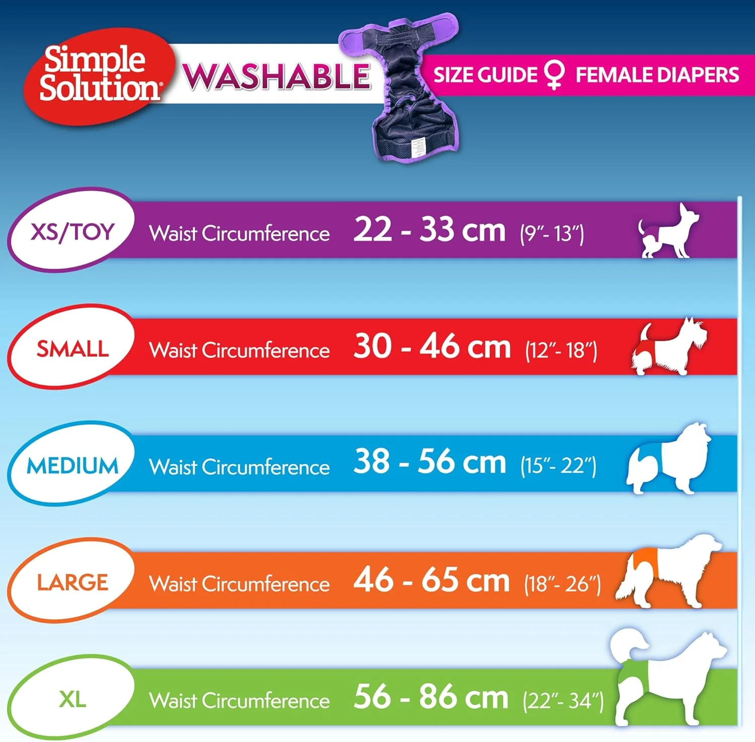 Simple Solution Washable Dog Diaper - Image 5