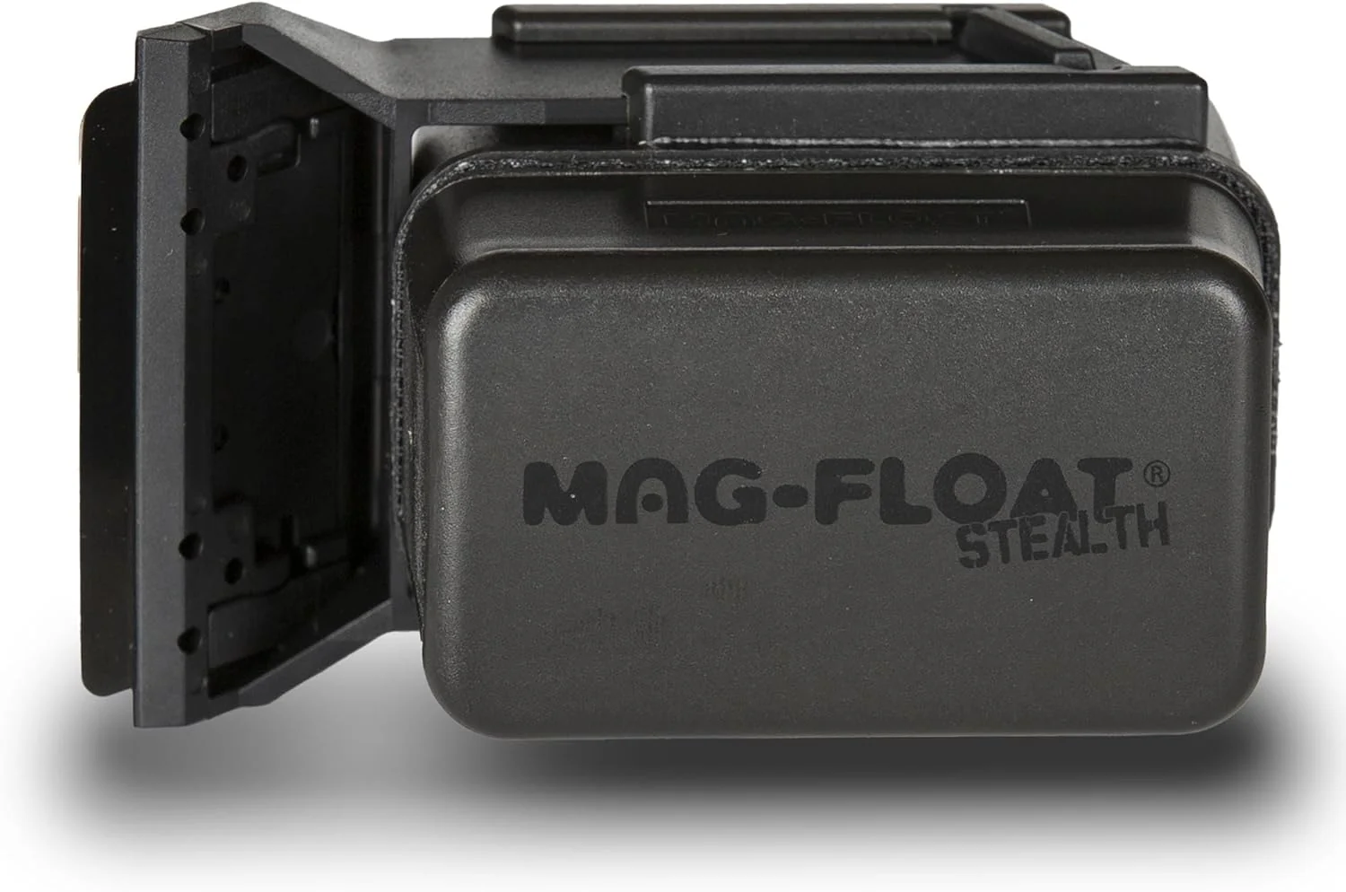 Small Black Stealth Glass Magnet Aquarium Scraper Cleaner with Blade - Floating Magfloat Magnetic Cleaning Tool