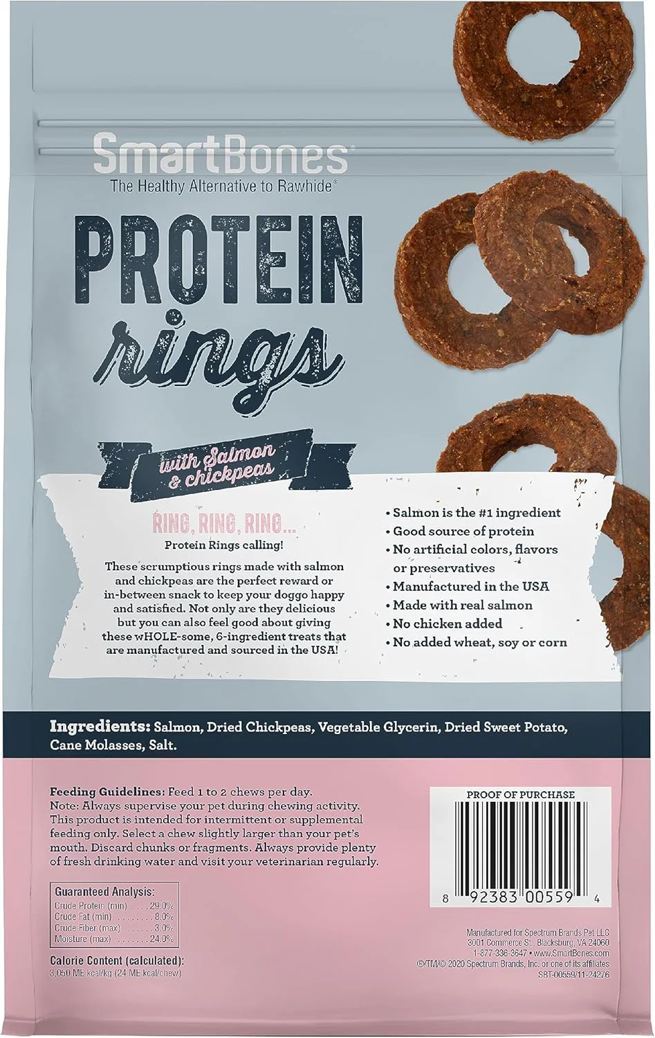 SmartBones Protein Rings with Real Salmon and Chickpeas - Image 2