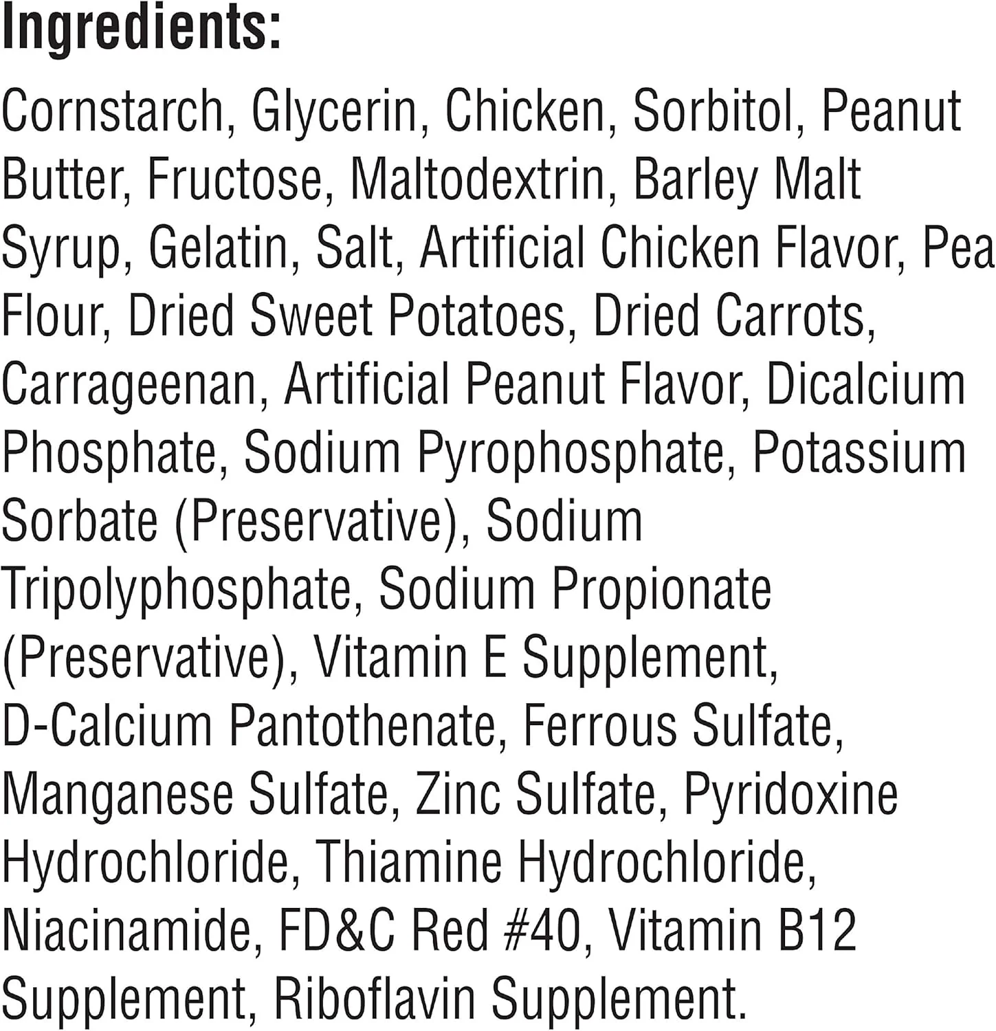 SmartBones Rawhide-Free Peanut Butter Mini Bones 16 Count - Image 3