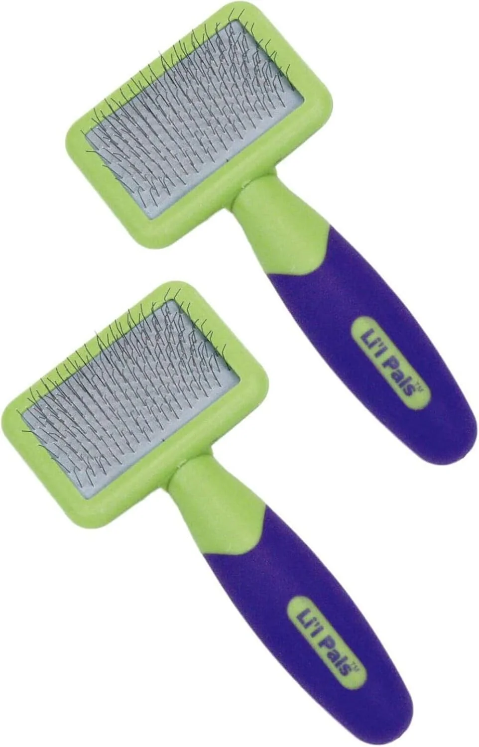 Coastal Pet Li'l Pals Dog Slicker Brush with Coated Tips - Dog Grooming Brush for Small Breeds & Puppies - One Size - Image 2
