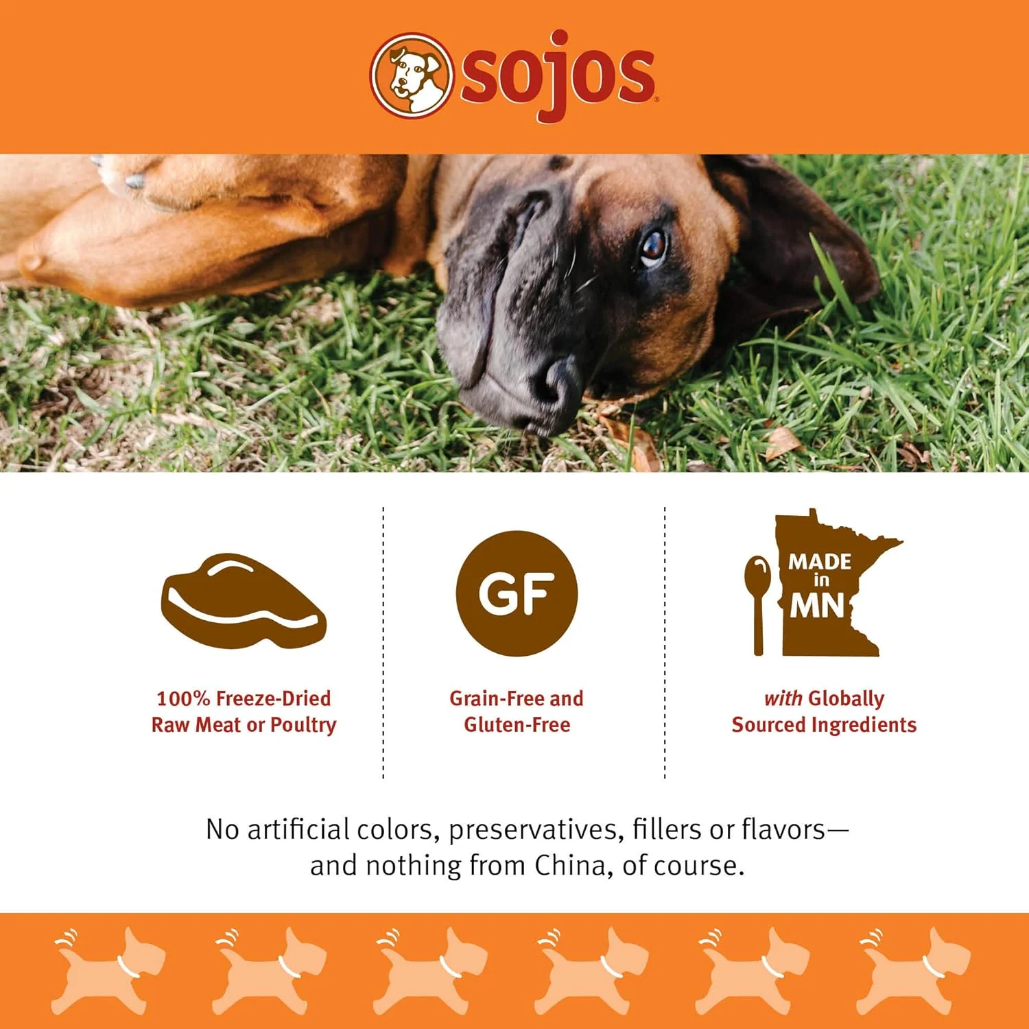 Sojos Natural Pet Food Simply Lamb Dog Treats, 4 Ounces Each, 100 Percent Raw Freeze-Dried Meat - Image 3
