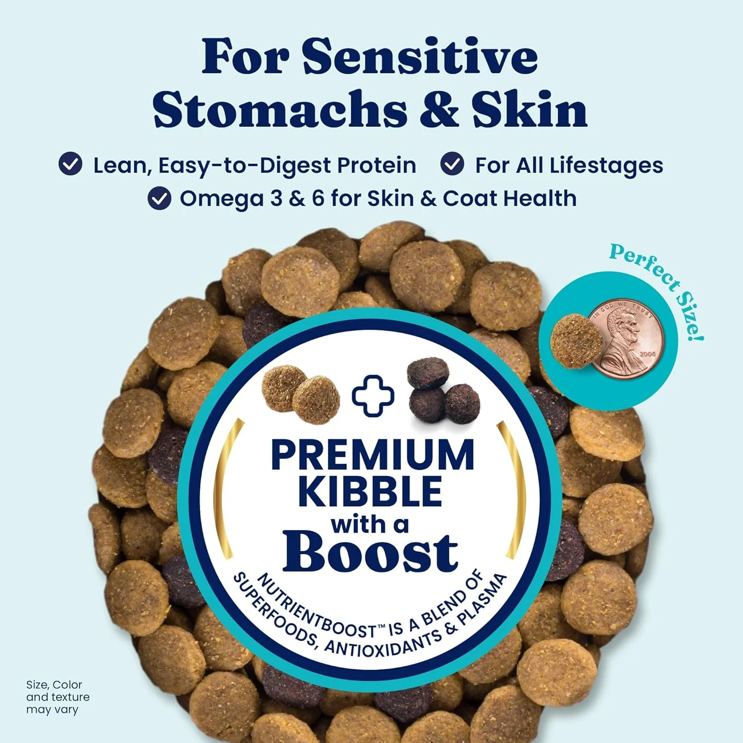 Solid Gold Salmon Dog Food for Sensitive Stomachs – Grain Free & Gluten Free Kibble w/Probiotics to Support Gut Health & Digestion - Sensitive Stomach Dog Food for All Ages – Nutrientboost™ 22-lb - Image 2