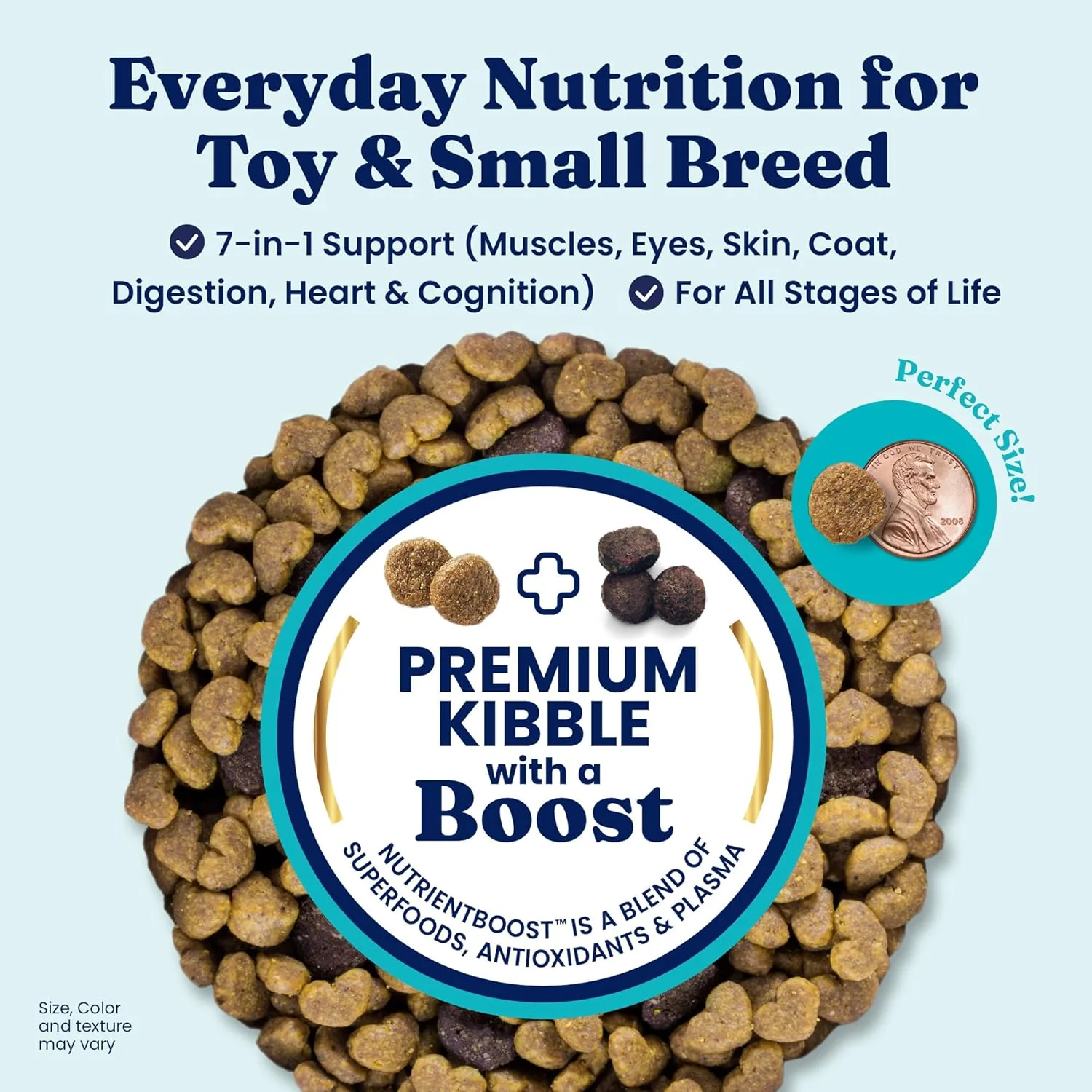 Solid Gold Toy & Small Breed Dog Food Dry Small Bites – Real Bison & Healthy Whole Grain Dogfood – Potato Free, High Fiber Healthy Dog Kibble w/Probiotics for Gut Health – NutrientBoost™ 11-lb - Image 2