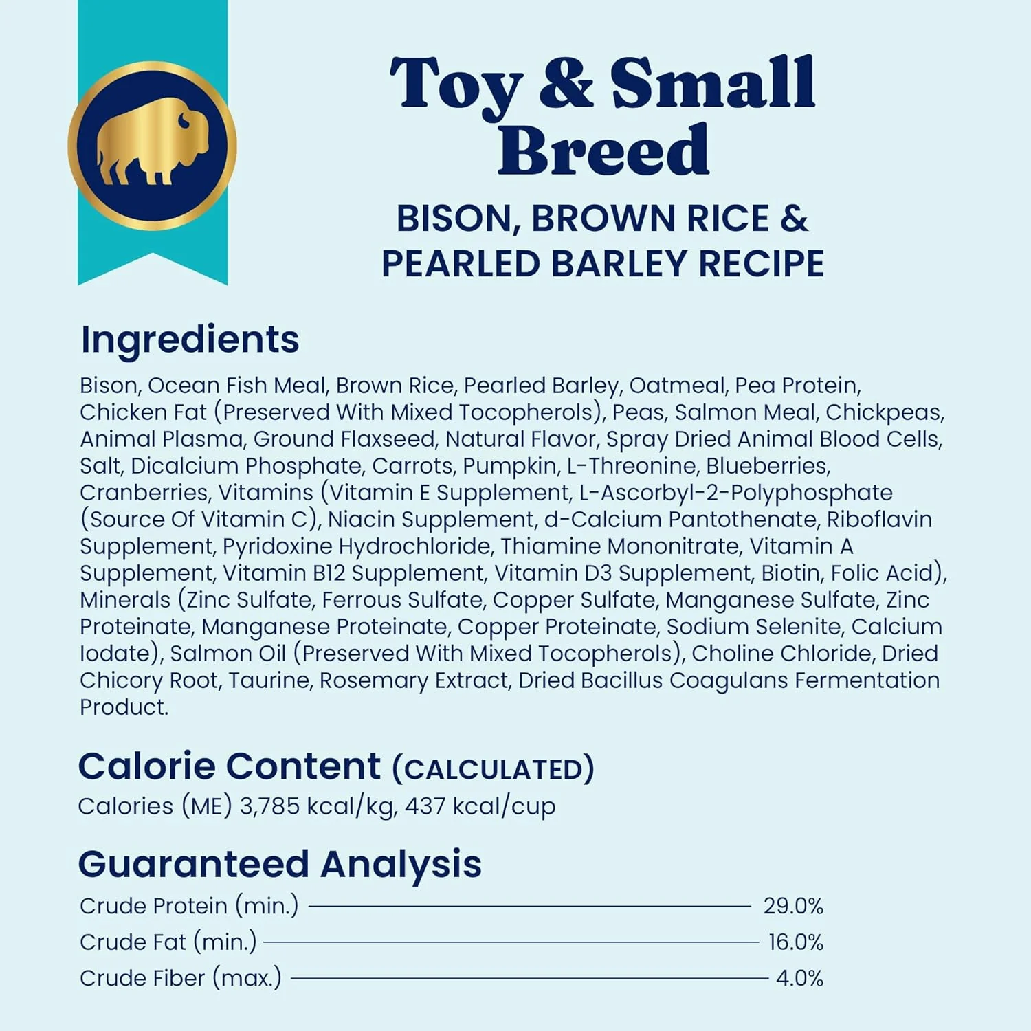Solid Gold Toy & Small Breed Dog Food Dry Small Bites – Real Bison & Healthy Whole Grain Dogfood – Potato Free, High Fiber Healthy Dog Kibble w/Probiotics for Gut Health – NutrientBoost™ 11-lb - Image 9