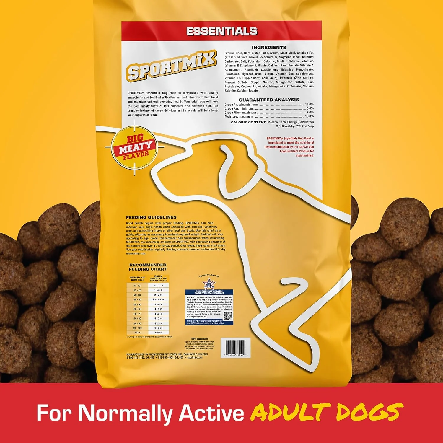 SPORTMiX Essentials Dry Dog Food 40 lb - Image 2