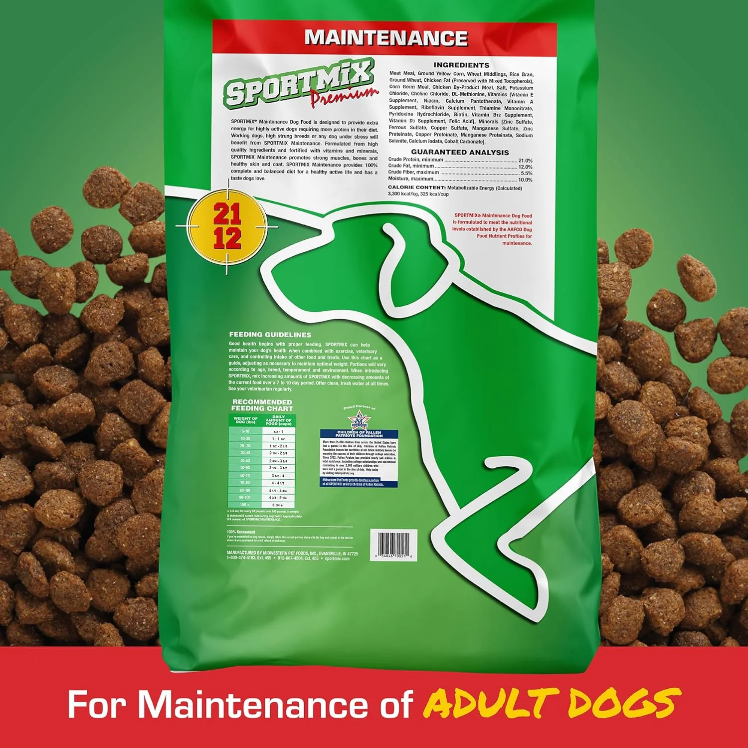 SPORTMiX Maintenance Dry Adult Dog Food, 50 lbs. - Image 2
