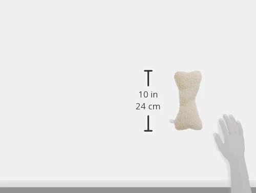 SPOT 9in Vermont Style Fleece Bone Dog Toy – Soft Comfort Plushie for Medium Dogs & Puppies – Built-in Squeaker – No Plastic Parts – Safe for Light Chewers – Cuddly & Calming Pet Toy - Image 3