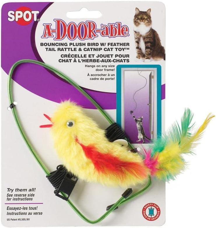 SPOT A-Door-Able Plush Bird Cat Toy [ea] - Image 5