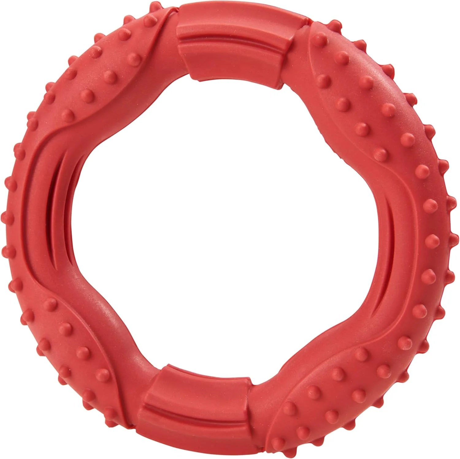 SPOT Barrett Tough Ring, Rubber Dog Toy for Agressive Chewers, 5in - Image 2