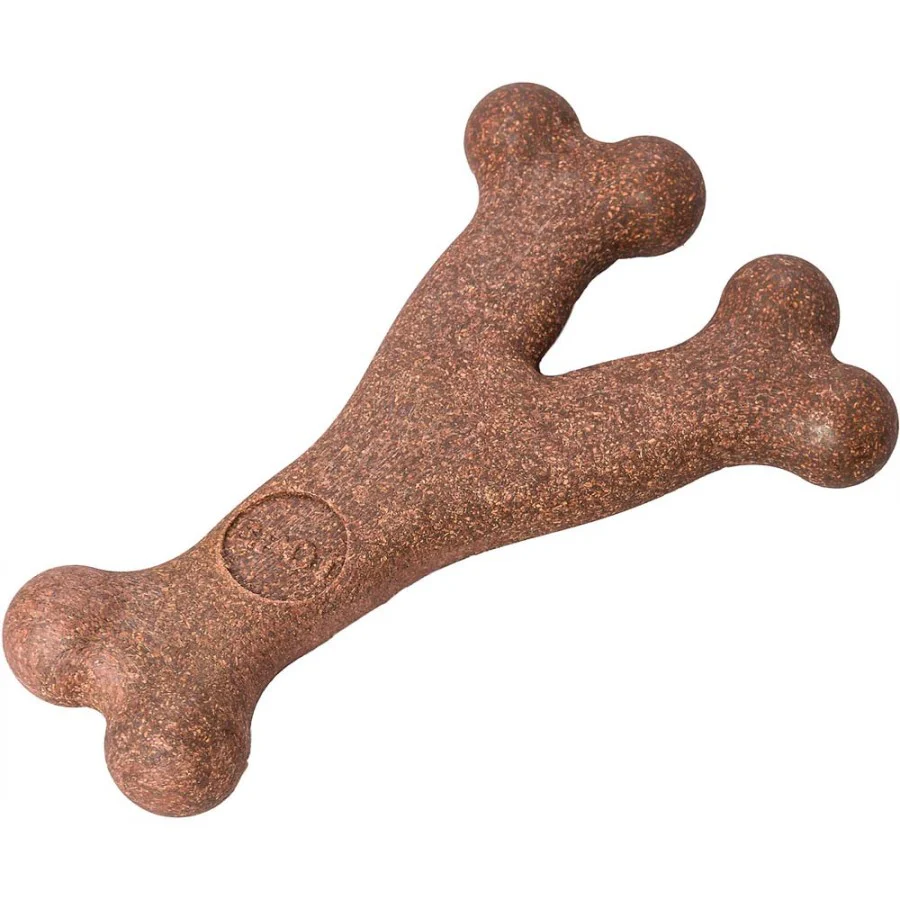 SPOT Bam-Bones Wishbone - Made with Strong Bamboo Fiber, Durable Long Lasting Dog Chew for Light to Moderate Chewers, Great Toy for Adult Dogs & Teething Puppies Under 50lbs, Bacon Flavor - Image 12
