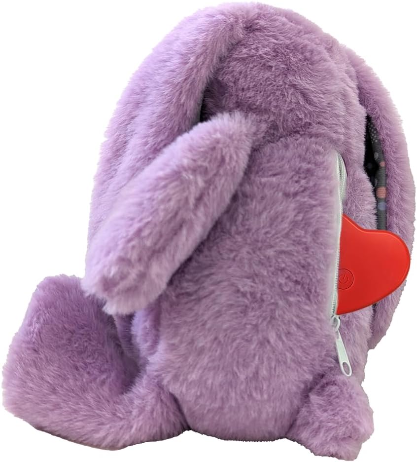 SPOT Soothers Heartbeat Bunny- Calming Toy for Dogs with Heartbeat Pulse, Separation Anxiety Relief and Behavioral Training Aid for Puppy Calming, 12in - Image 4