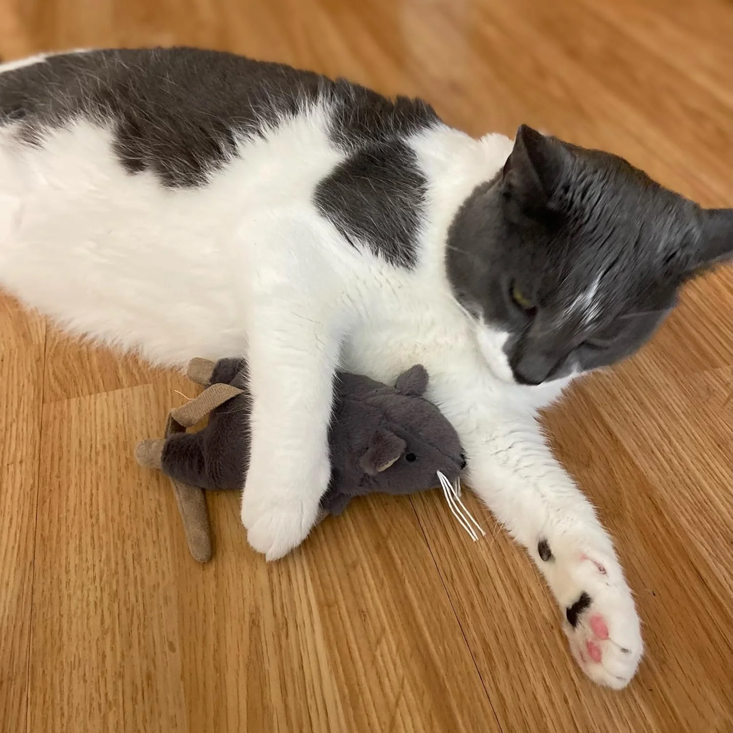 SPOT Big Mouse Bertha with Catnip - Lifelike Cat Toy, Fuzzy Mice with Catnip and Crinkle Sound, Large Size for Cuddling, Chasing, Playing - 7in Plush Toys, Assorted Colors - Image 8