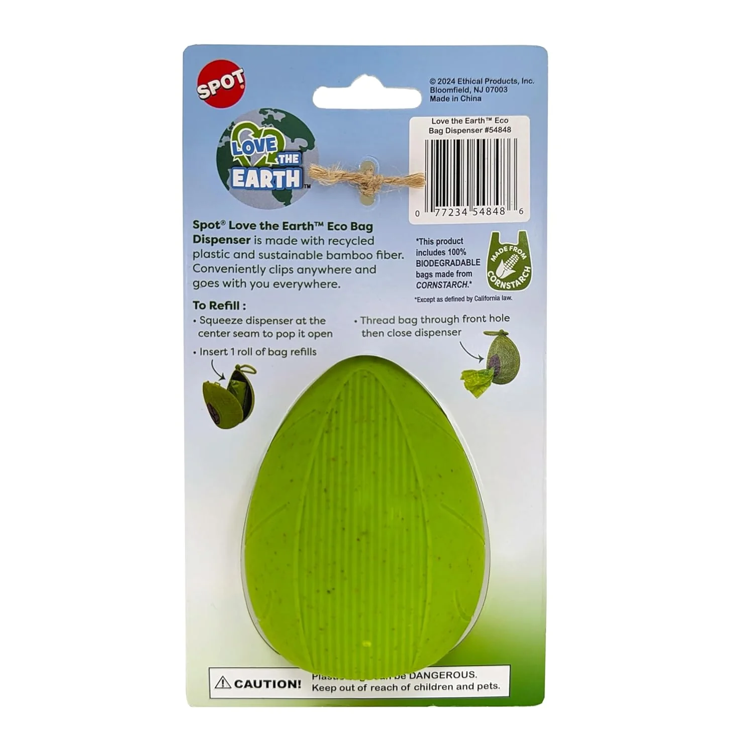 SPOT Love The Earth Eco Bag Dispenser for Dogs - 4" - Image 4