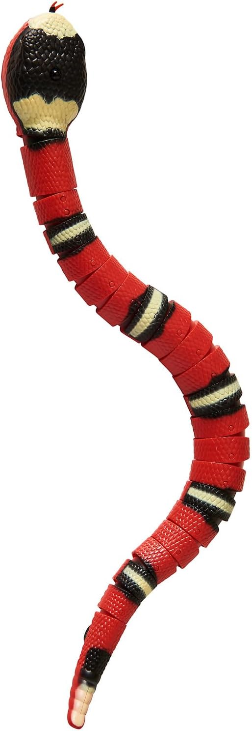 SPOT Wigglin' Snake - Electronic Interactive Cat Toy, Touch Activated Snake Slithers and Slides to Entertain Cats and Kittens, Smart Sensors Detect & Avoid Objects, USB Rechargeable - 15 inch - Image 3