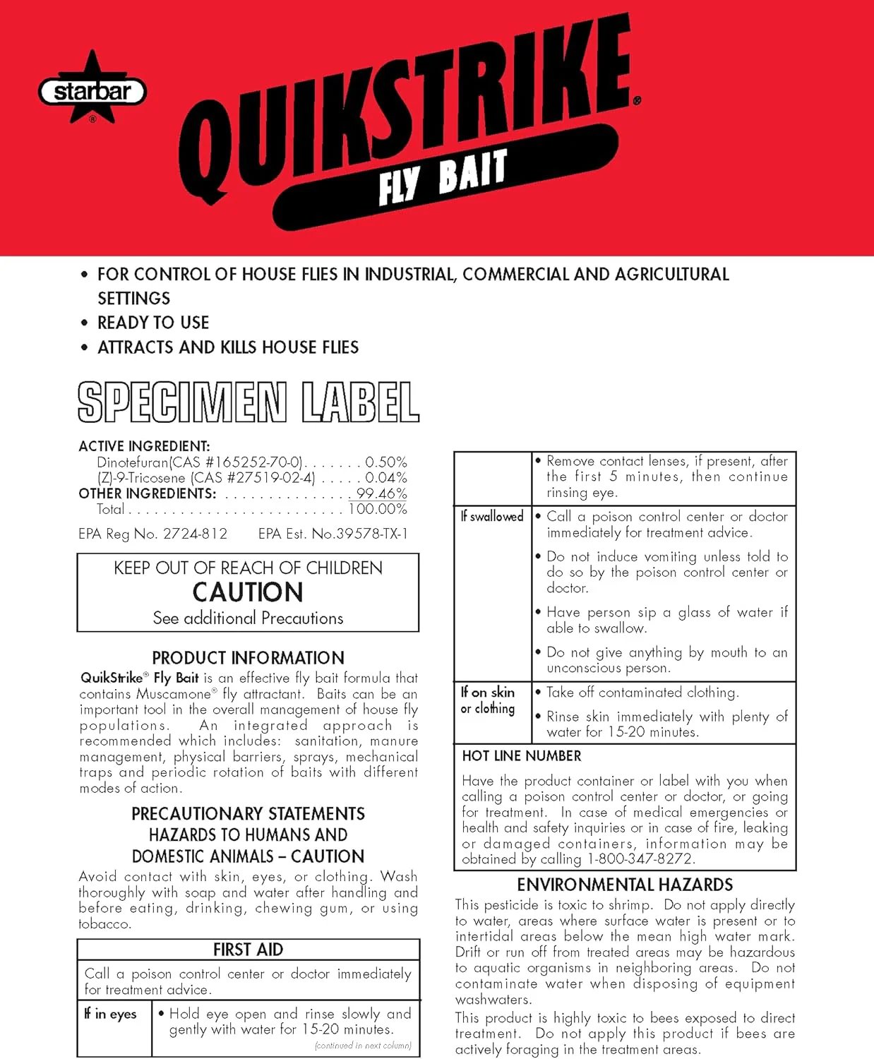 Starbar® QuikStrike® Fly Scatter Bait - Image 3