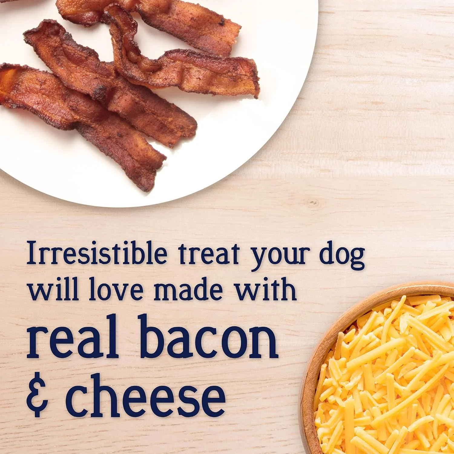 Stewart Freeze Dried Dog Treats, PuffPops Bacon and Cheese Recipe, Gluten Free, 2.8 Ounce Resealable Pouch, Made in USA, Dog Training Treats - Image 2
