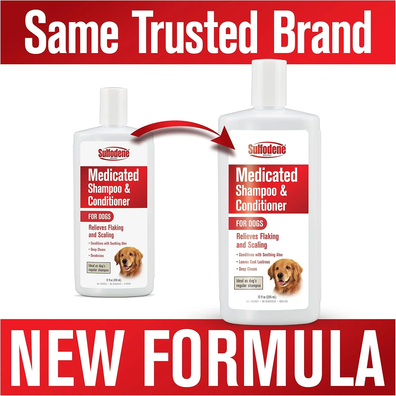 Sulfodene Medicated Shampoo & Conditioner for Dogs 12oz - Image 2