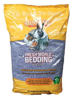 Sunseed Fresh World Bedding for Small Animals, Original Gray - Image 4