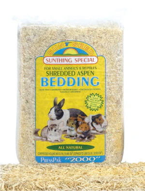 Sunseed Shredded Aspen Bedding for Small Nesting and Burrowing Animals - Image 2