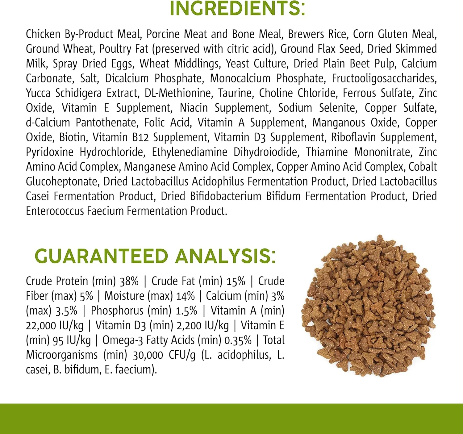 Sunseed Vita Prima Ferret Food - Dry Food for Ferrets - Vitamin-Fortified with Essential Nutrients - Supports Healthy Digestion and Healthy Teeth, 3 lb - Image 2