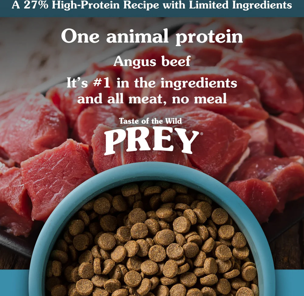 Taste Of The Wild Grain Free Prey Limited Ingredient Angus Beef Dry Dog Food - Image 6
