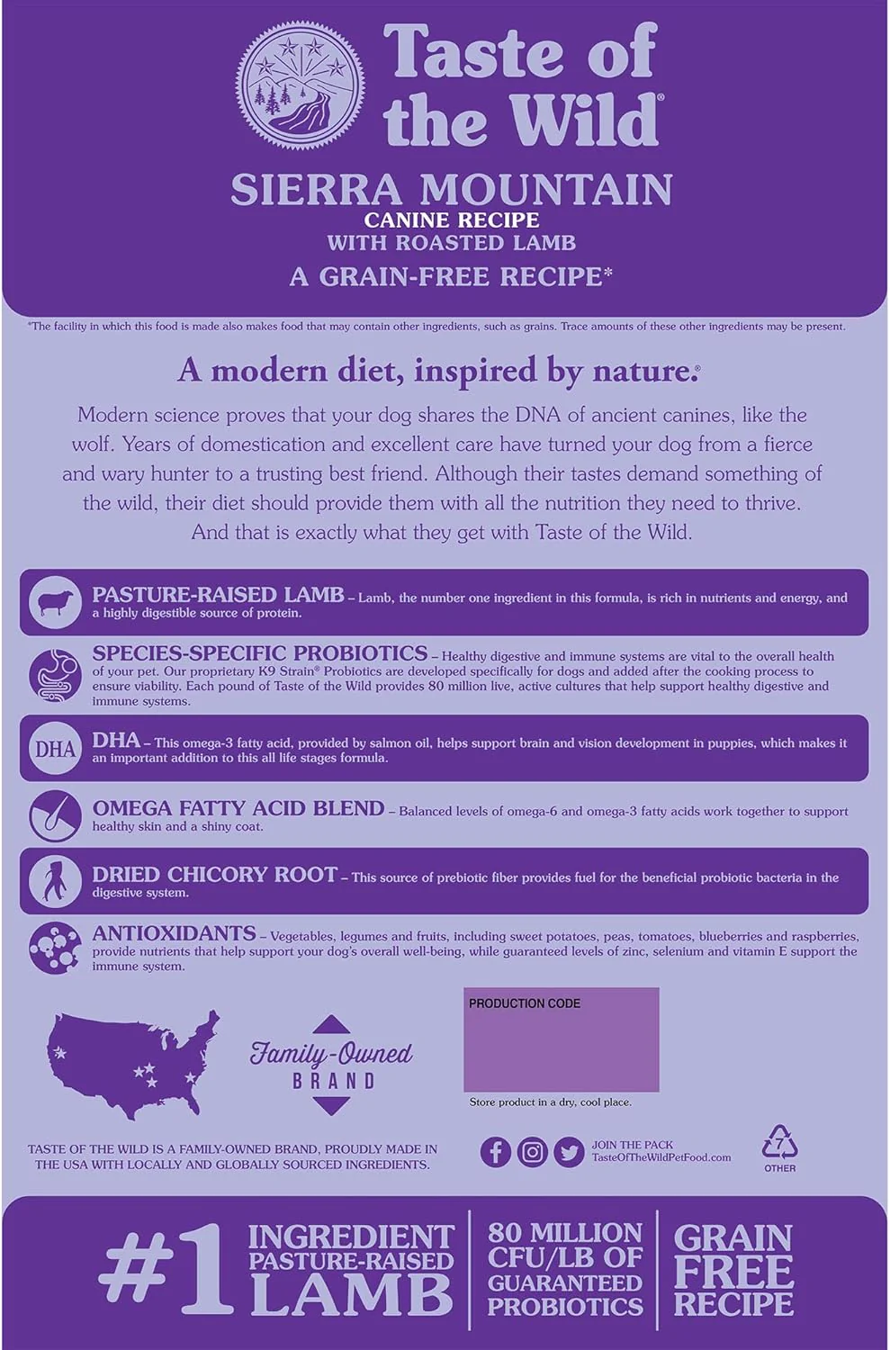 Taste Of The Wild Sierra Mountain Dry Dog Food - Image 4