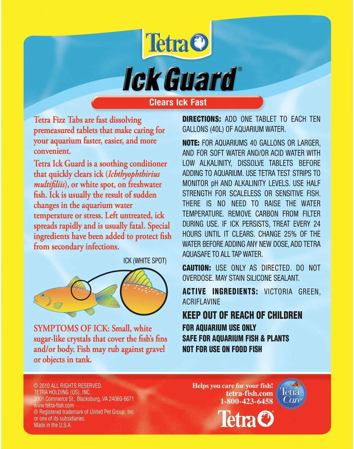 Tetra Ick Guard - Aquarium Medication - Treat Ick in Freshwater Aquariums - Image 2