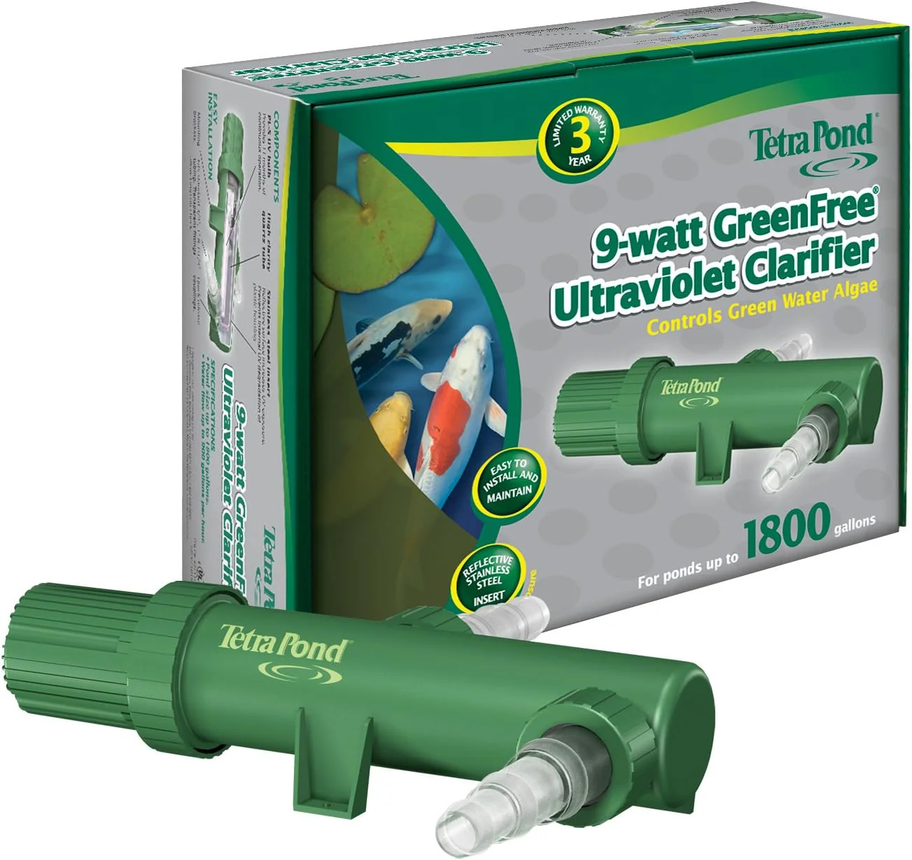 Tetra Pond GreenFree 9W UV Clarifier - Image 3