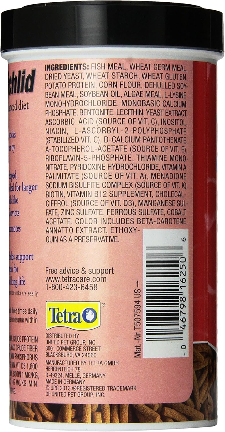 TetraCichlid Floating Cichlid Sticks, Nutritionally Balanced Diet - Image 3