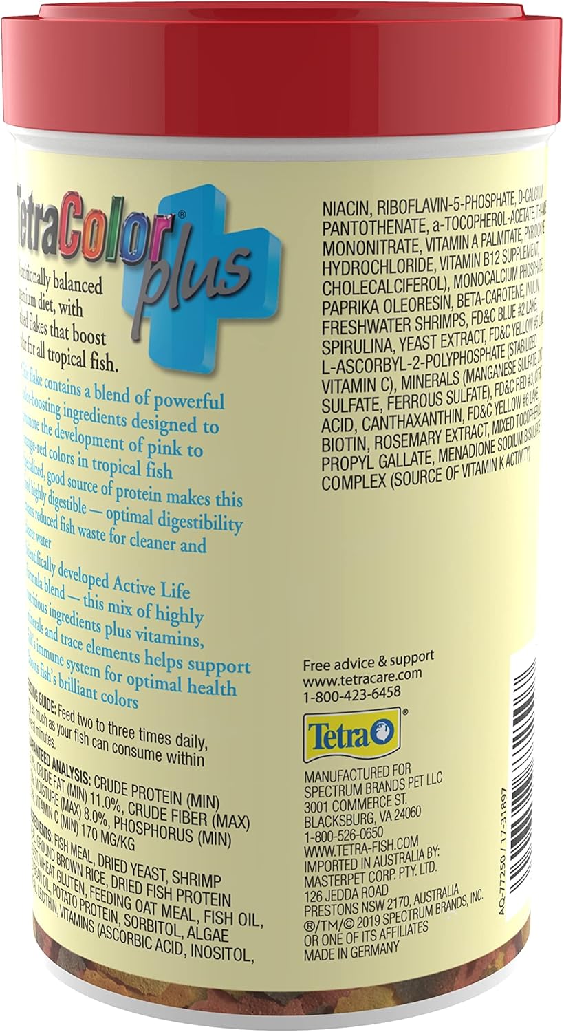 TetraColor PLUS Tropical Flakes with Color Enhancing(Pack of 1) - Image 2