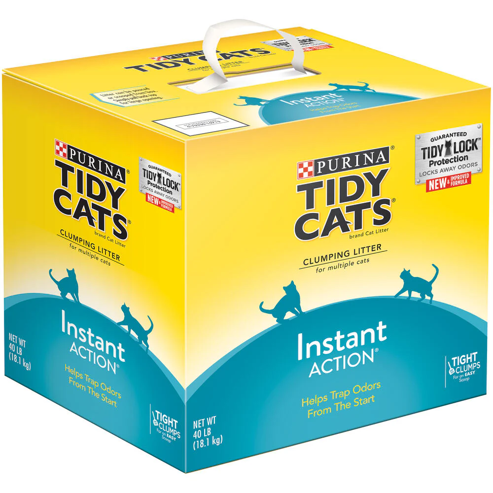 Tidy Cats Instant Action Scoop Clumping Cat Litter 40 lb Box - Image 4