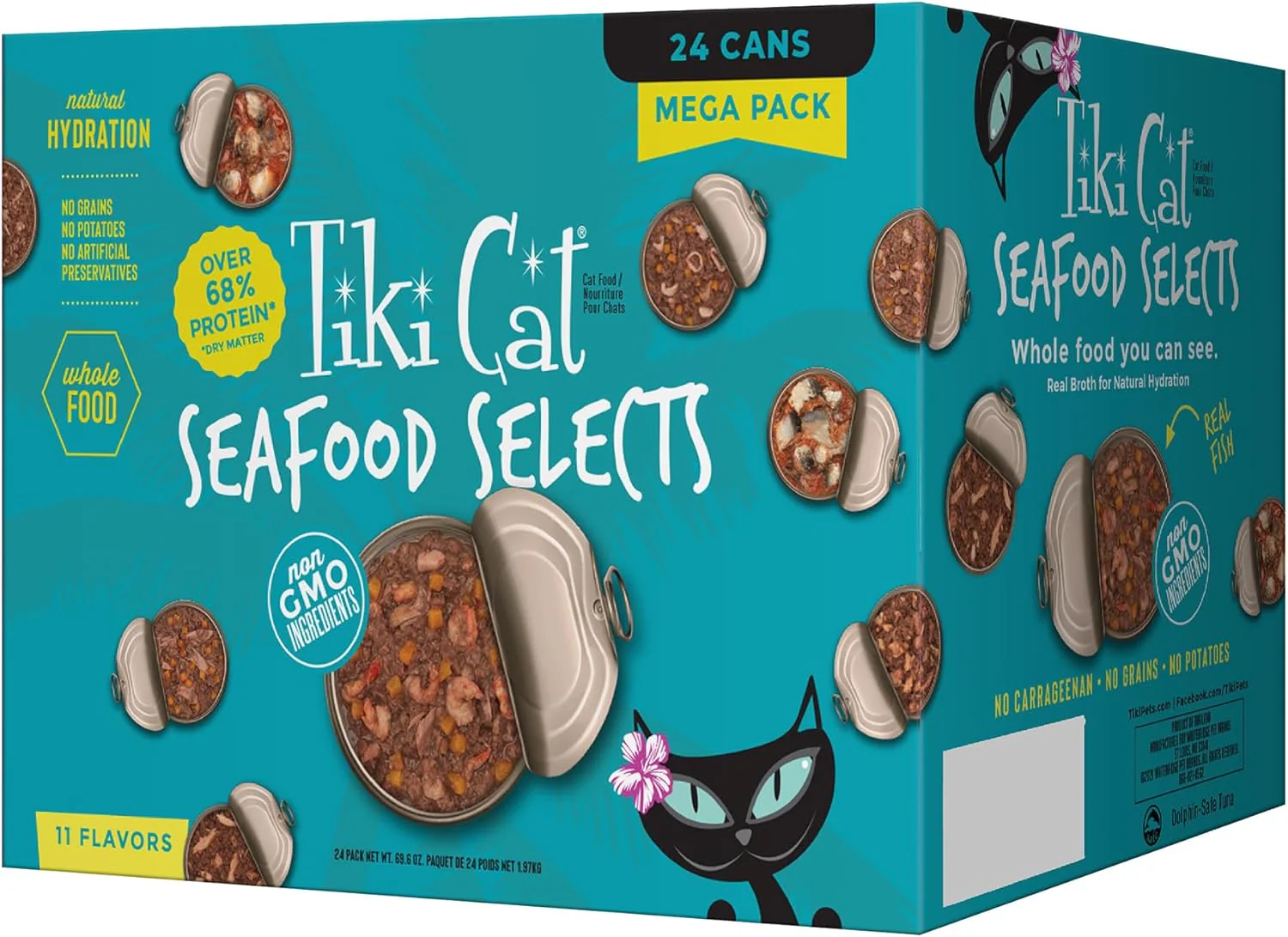 Tiki Cat® Wet Cat Food Mega Pack, Fish Favorites Variety Pack