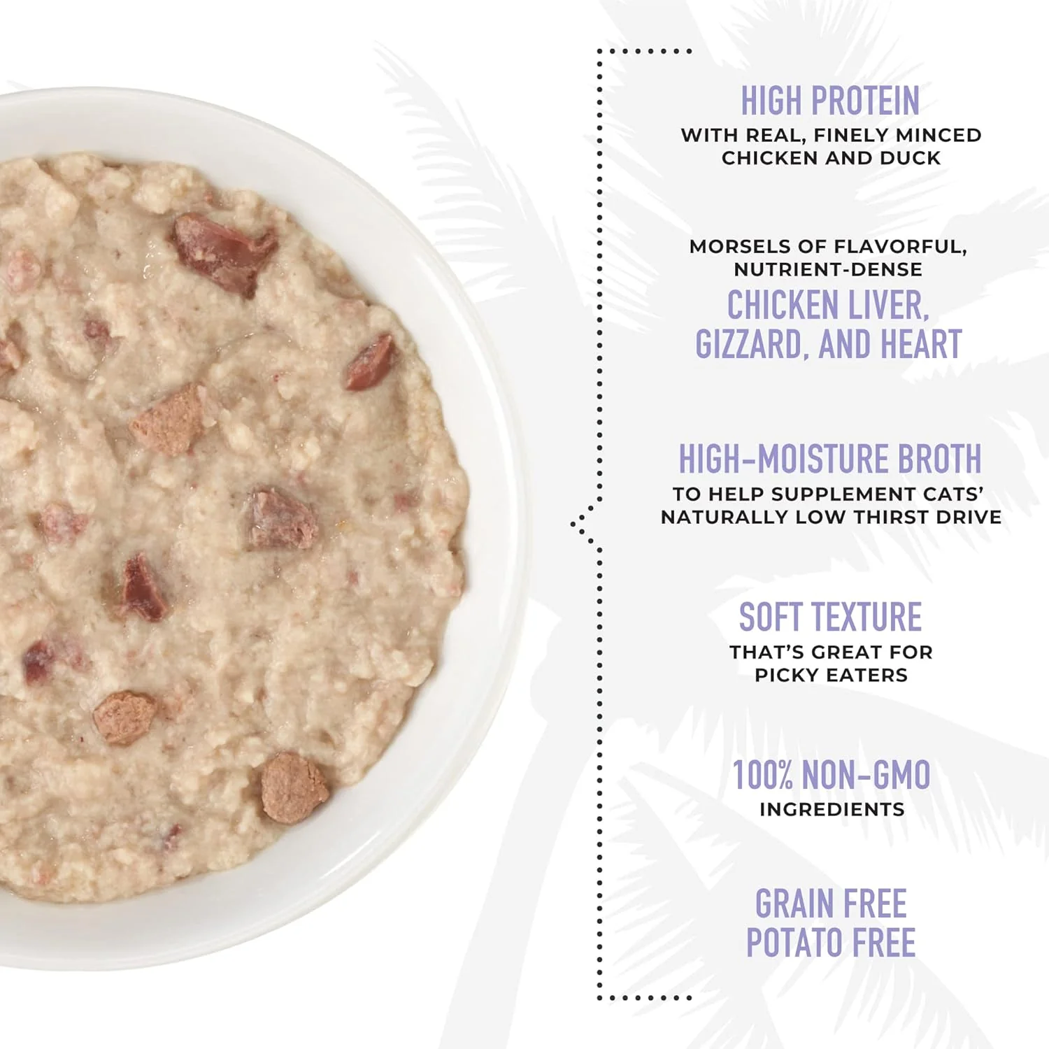 Tiki Cat After Dark Pate+, Chicken & Duck, High-Protein and 100% Non-GMO Ingredients, Wet Cat Food for Adult Cats - Image 5