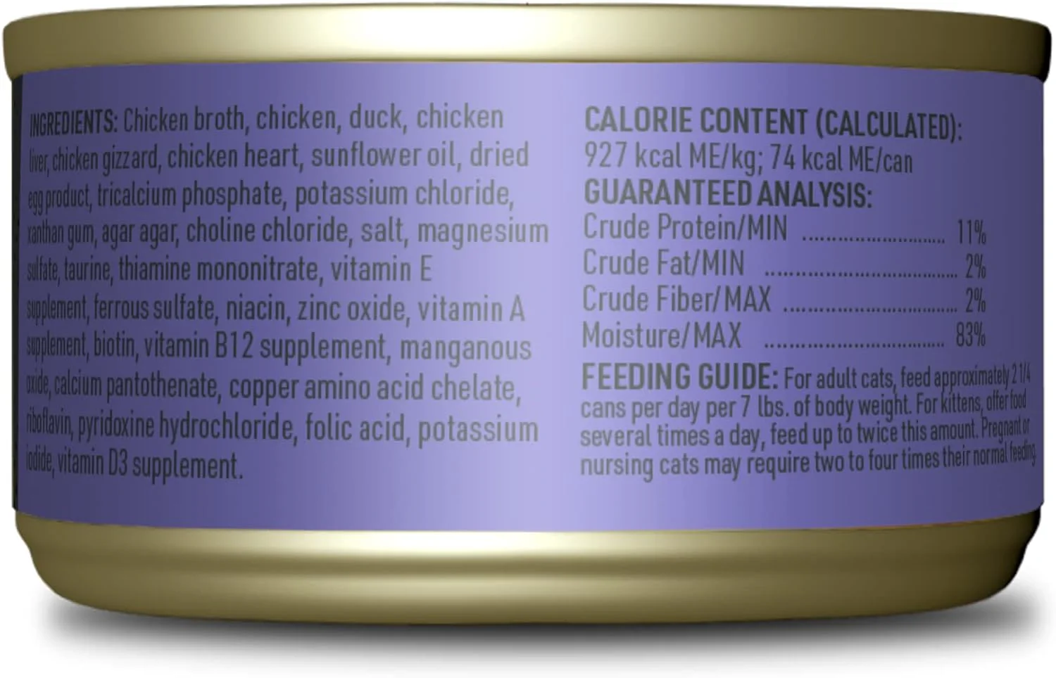 Tiki Cat After Dark Pate+, Chicken & Duck Recipe in Chicken Broth, with High Moisture Broth for Optimal Hydration, Wet Canned Cat Food - Image 2