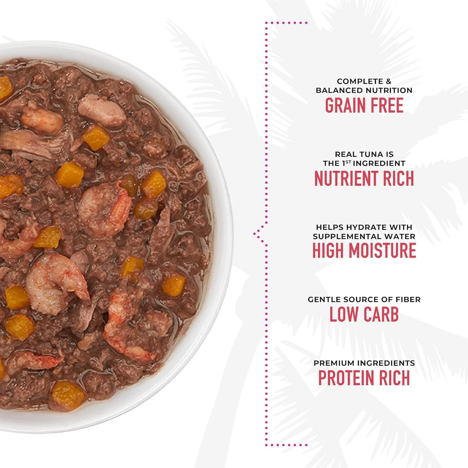 Tiki Cat Aloha Friends Grain-Free, Low-Carbohydrate Wet Food with Flaked Tuna for Adult Cats & Kittens Tuna, Shrimp & Pumpkin - Image 6