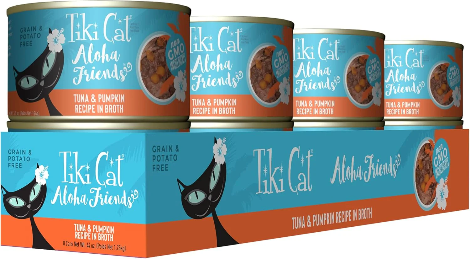 Tiki Cat Aloha Friends,Tuna & Pumpkin, Grain-Free & High Moisture, Wet Cat Food for All Life Stages - Image 3