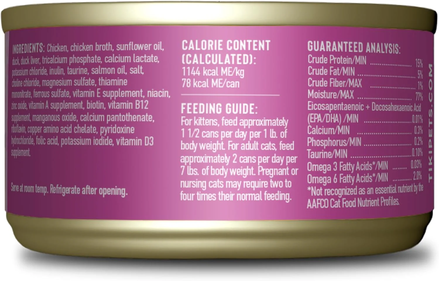 Tiki Cat Baby, Chicken Duck & Duck Liver Mousse & Shreds, High-Protein and Flavorful, Wet Cat Food for Kittens 4 Weeks Plus - Image 2