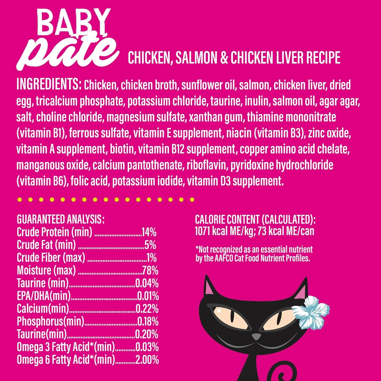 Tiki Cat Baby Pate Wet Cats Food for Kittens, Chicken, Salmon & Chicken Liver - Image 4