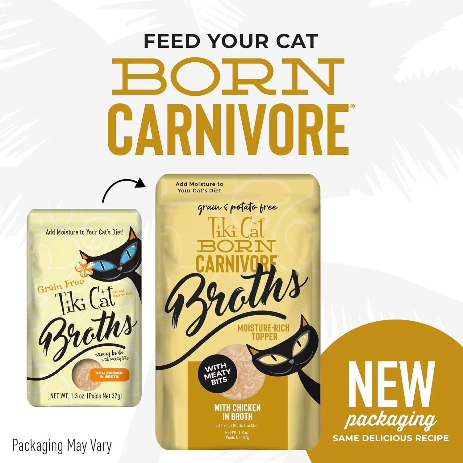 Tiki Cat Born Carnivore Broths, Chicken Recipe, Hydration and Flavor Supplement Cat Food Topper - Image 2